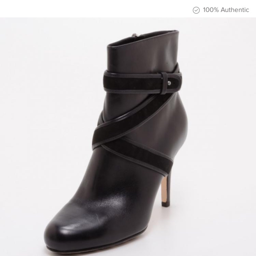 Cole Haan Nike Air Talia Black Stappy Ankle boots